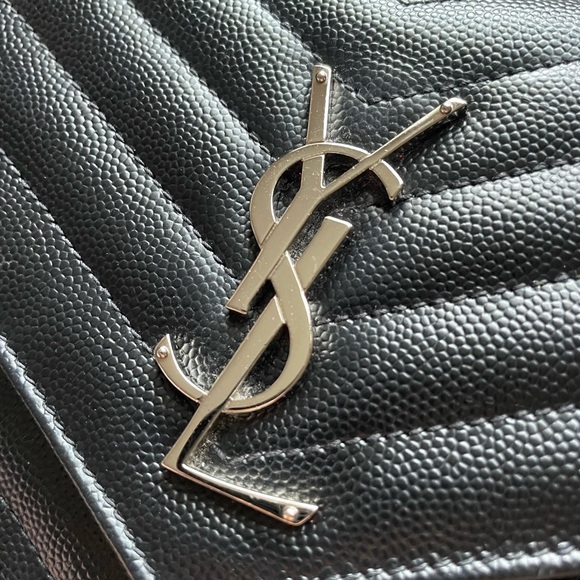 Saint Laurent YSL Monogram Large Wallet on Chain 100%authentic - Picture 5 of 8